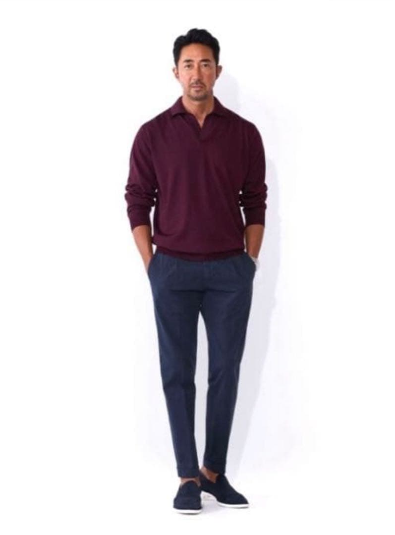 BRIGLIA 1949 BG07 ネイビー サイズ52 スラックス