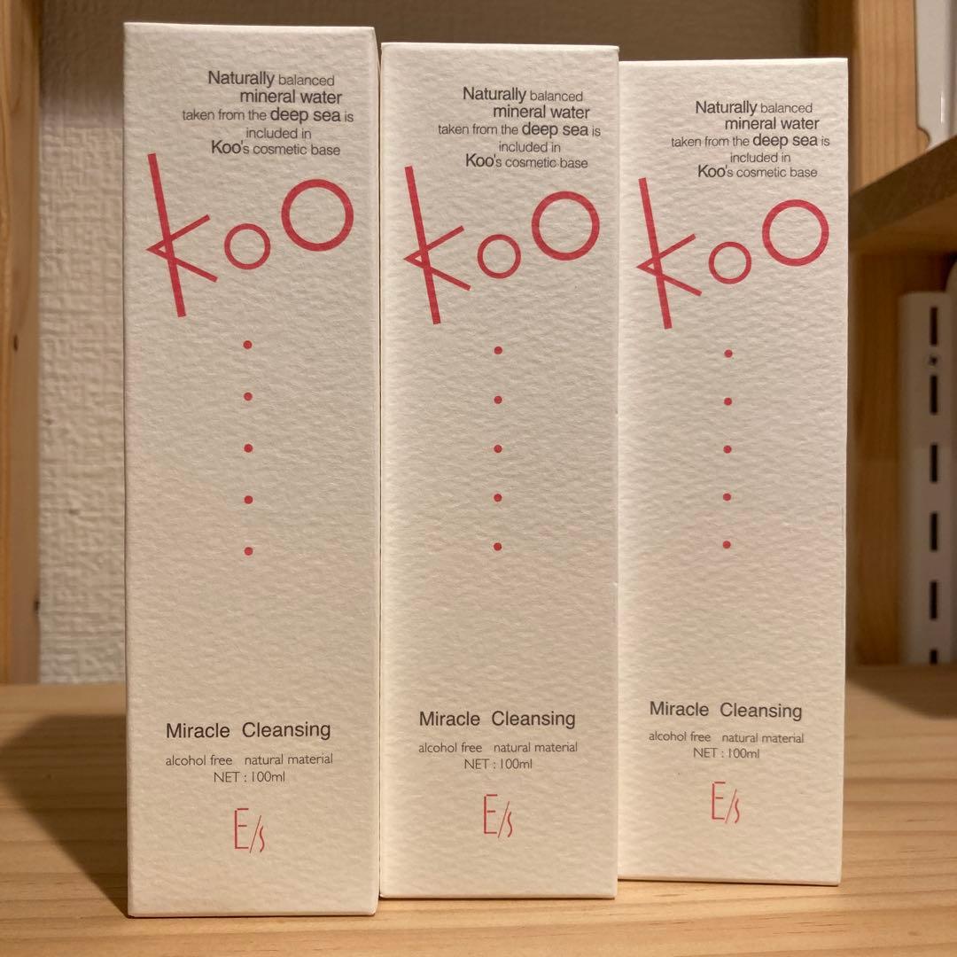 ミラクルクレンジング　KOO 100ml 3本