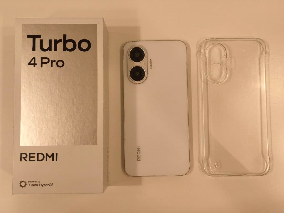 極美品/電池100% Redmi Turbo 4 Pro 12/256 ホワイト