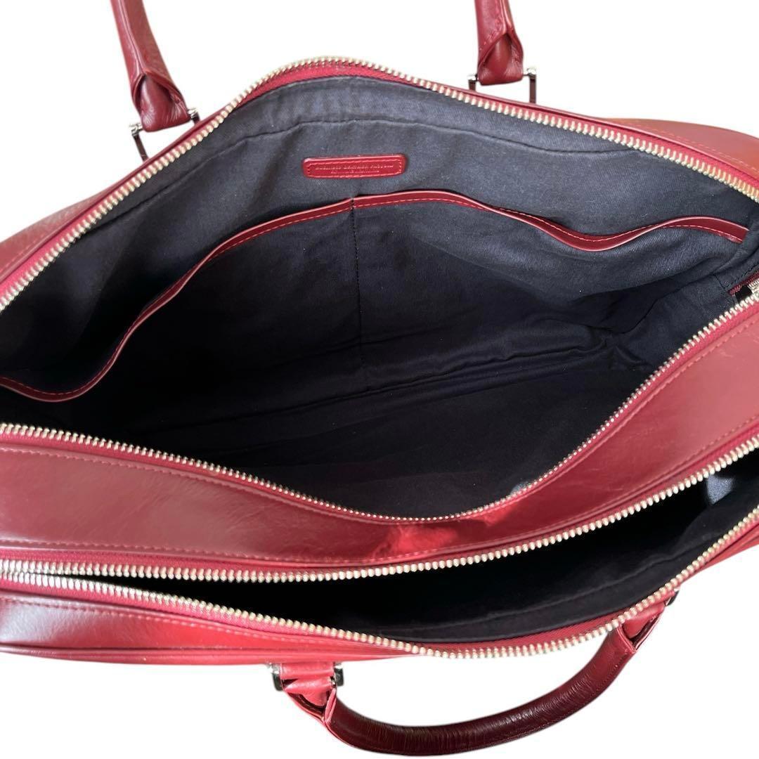 ❣️超美品❣️ ビジネスレザーファクトリー マルチビジネスバッグ 本革 出張