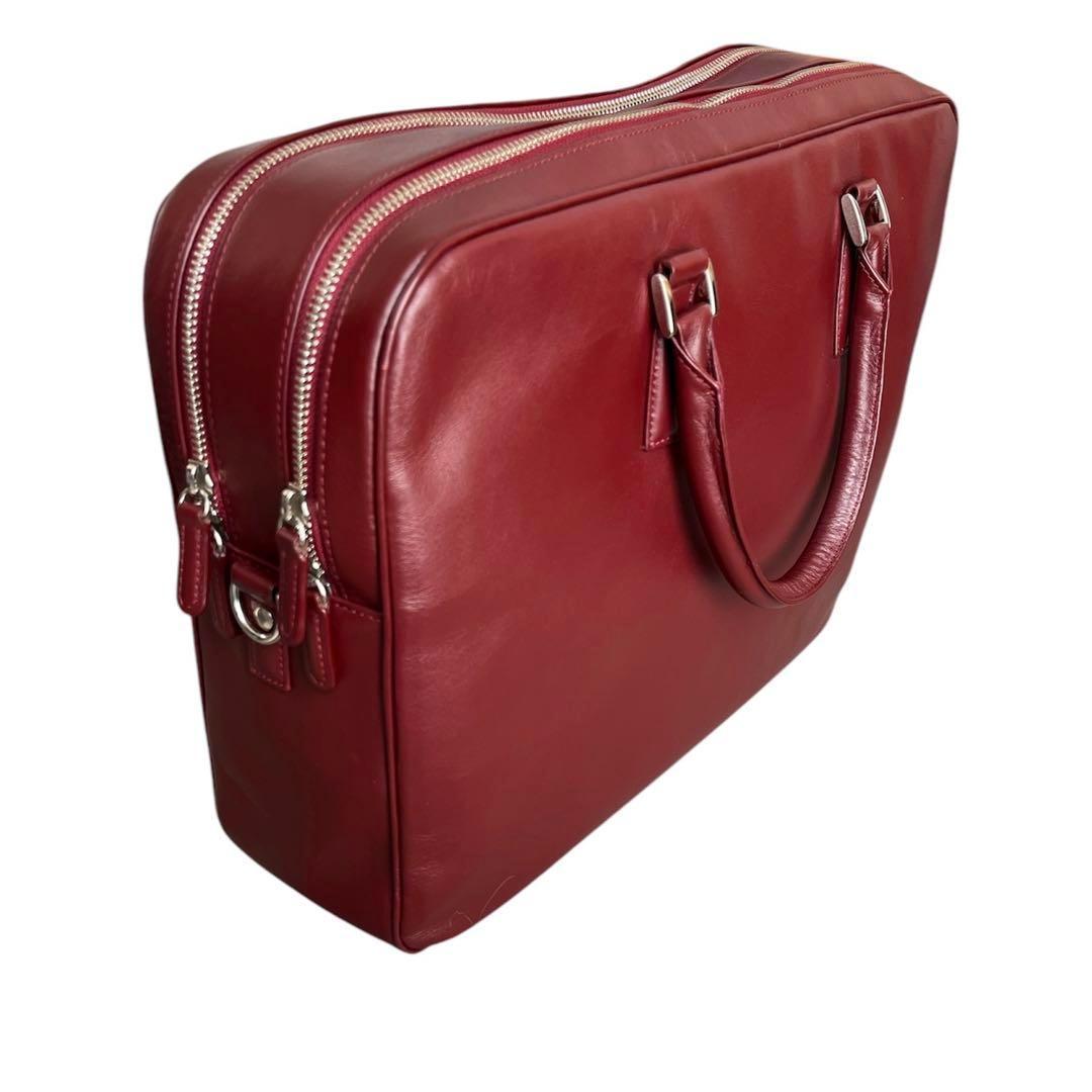 ❣️超美品❣️ ビジネスレザーファクトリー マルチビジネスバッグ 本革 出張