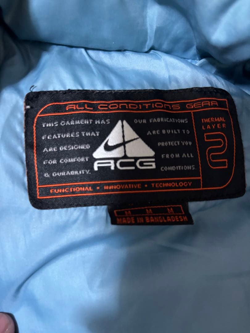 Nike ACG ダウンベスト ブルー