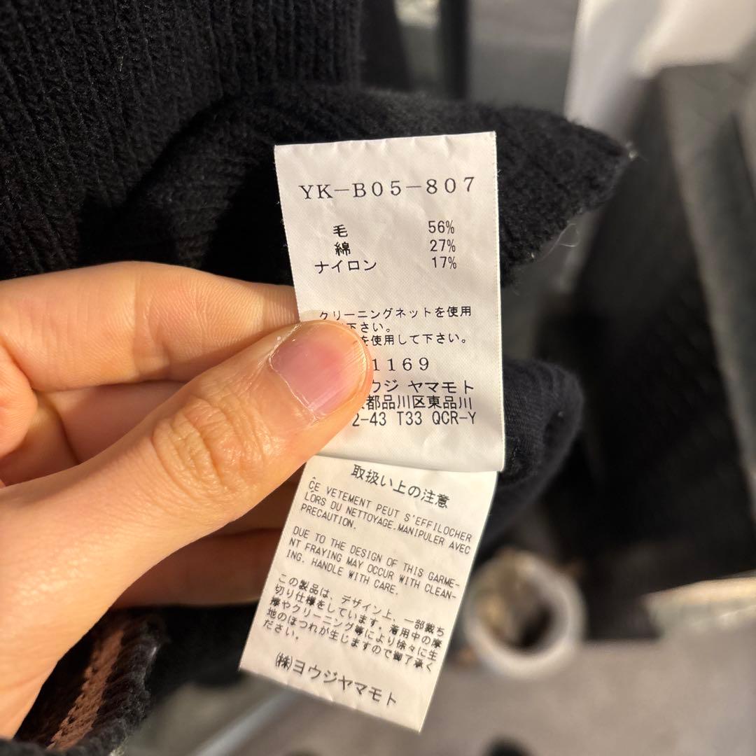 17aw Y‘s ワイズ　ニット