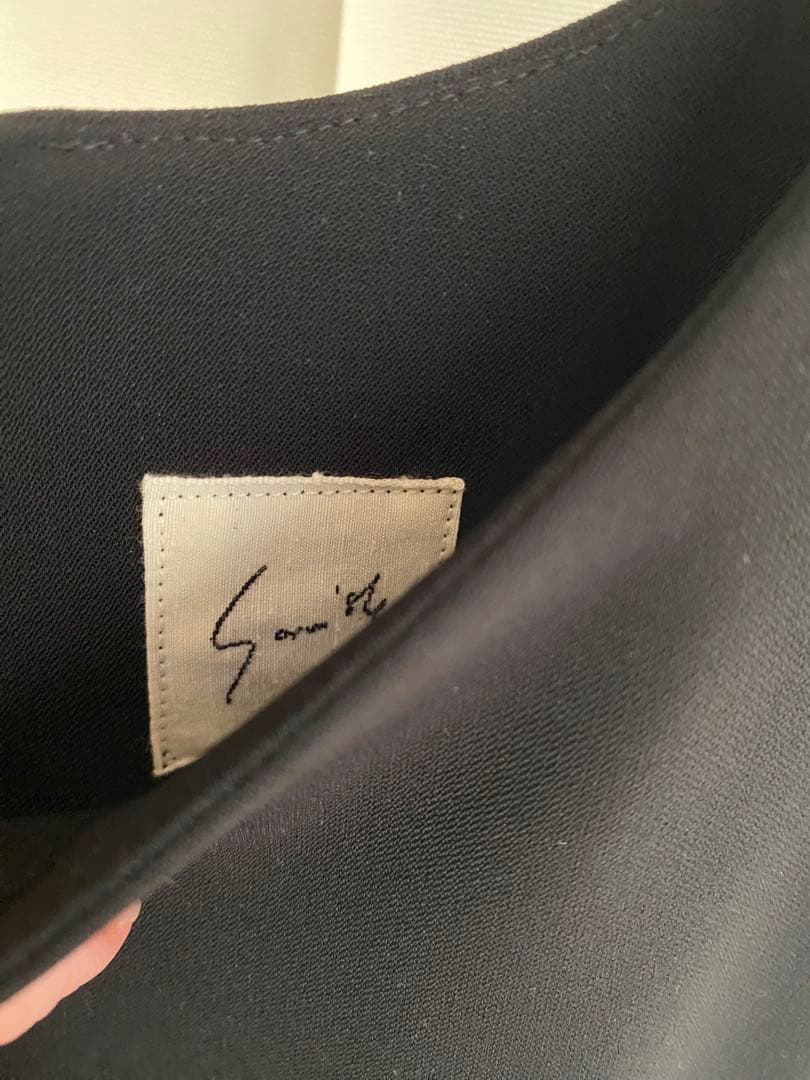 sorm'86 めんつゆドレス/ブラック　サイズSM