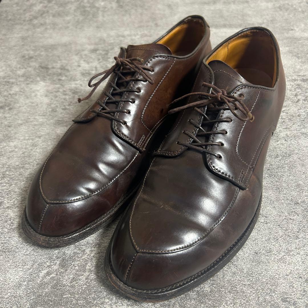 シップス別注　Alden オールデン　コードバン Vチップシューズ　8 1/2