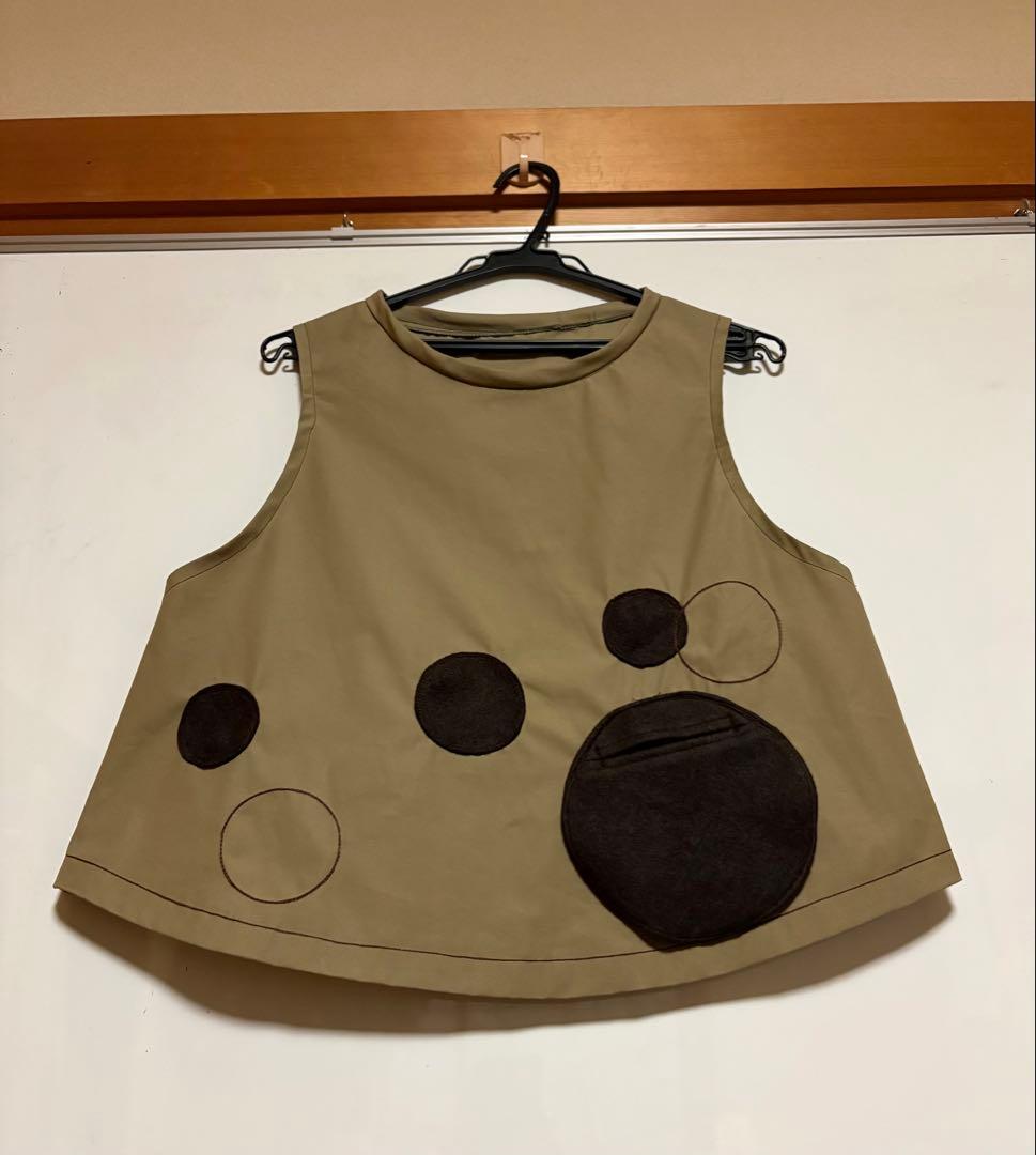 週末のお値下げ　ハンドメイドのベストとパンツ　センソユニコ風