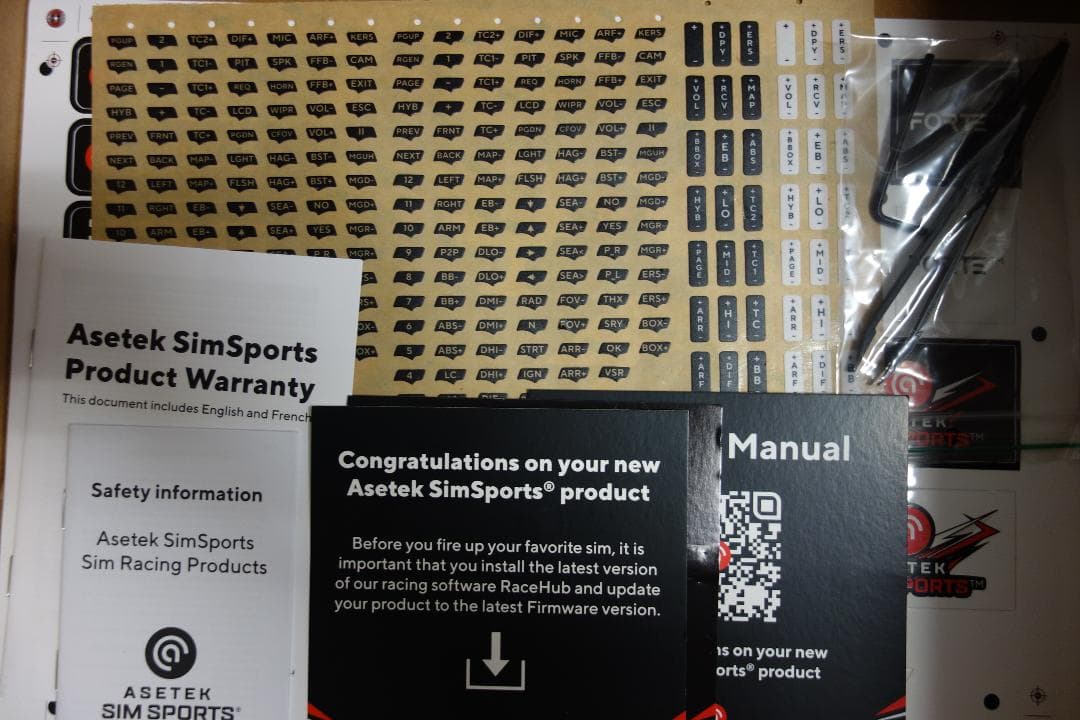 その他 ASETEK Steering & Button Box FORTE