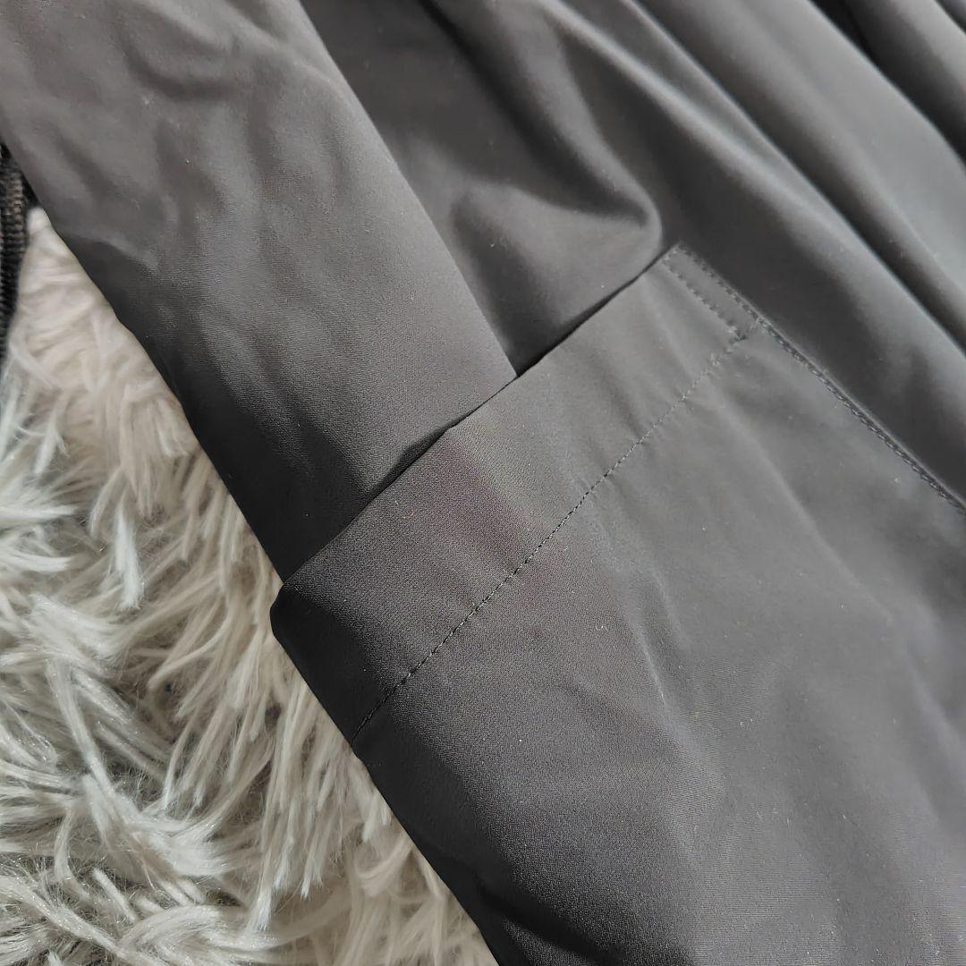 スペッチオ◎ロングワンピース プリーツ 長袖 ボートネック 体型カバー お洒落黒