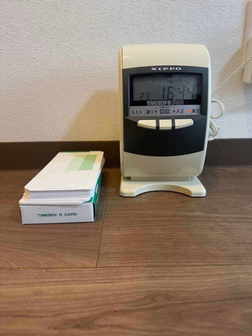 NIPPO ニッポー タイムレコーダー タイムボーイ8プラス タイムカードおまけ