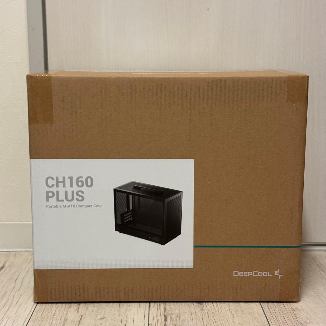 Deepcool CH160 Plus マイクロatxケース 黒 ブラック
