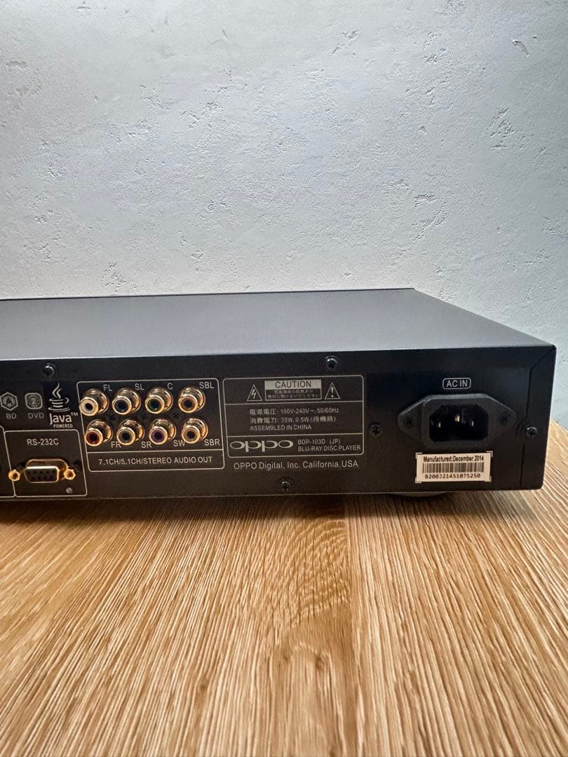 MEGU　OPPO BLU-RAY DISC PLAYER