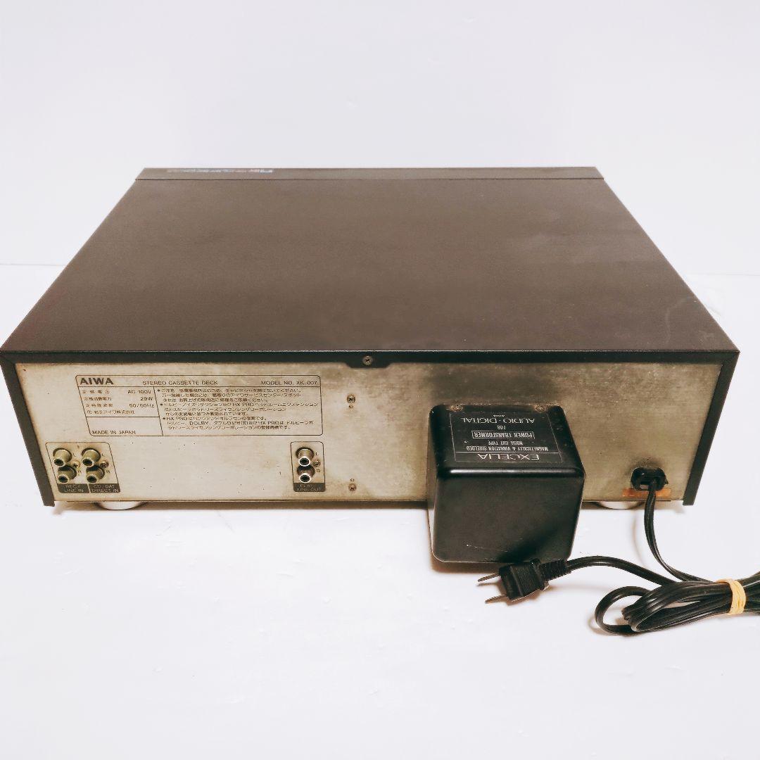 AIWA アイワ EXCELIA XK-007 カセットデッキ リモコン付き