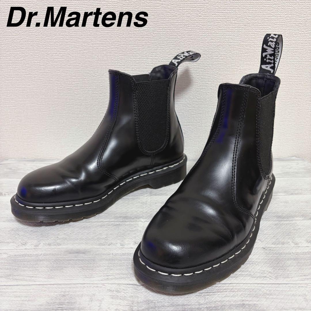 【ドクターマーチン 】2976 ホワイトステッチ チェルシーブーツ サイドゴア