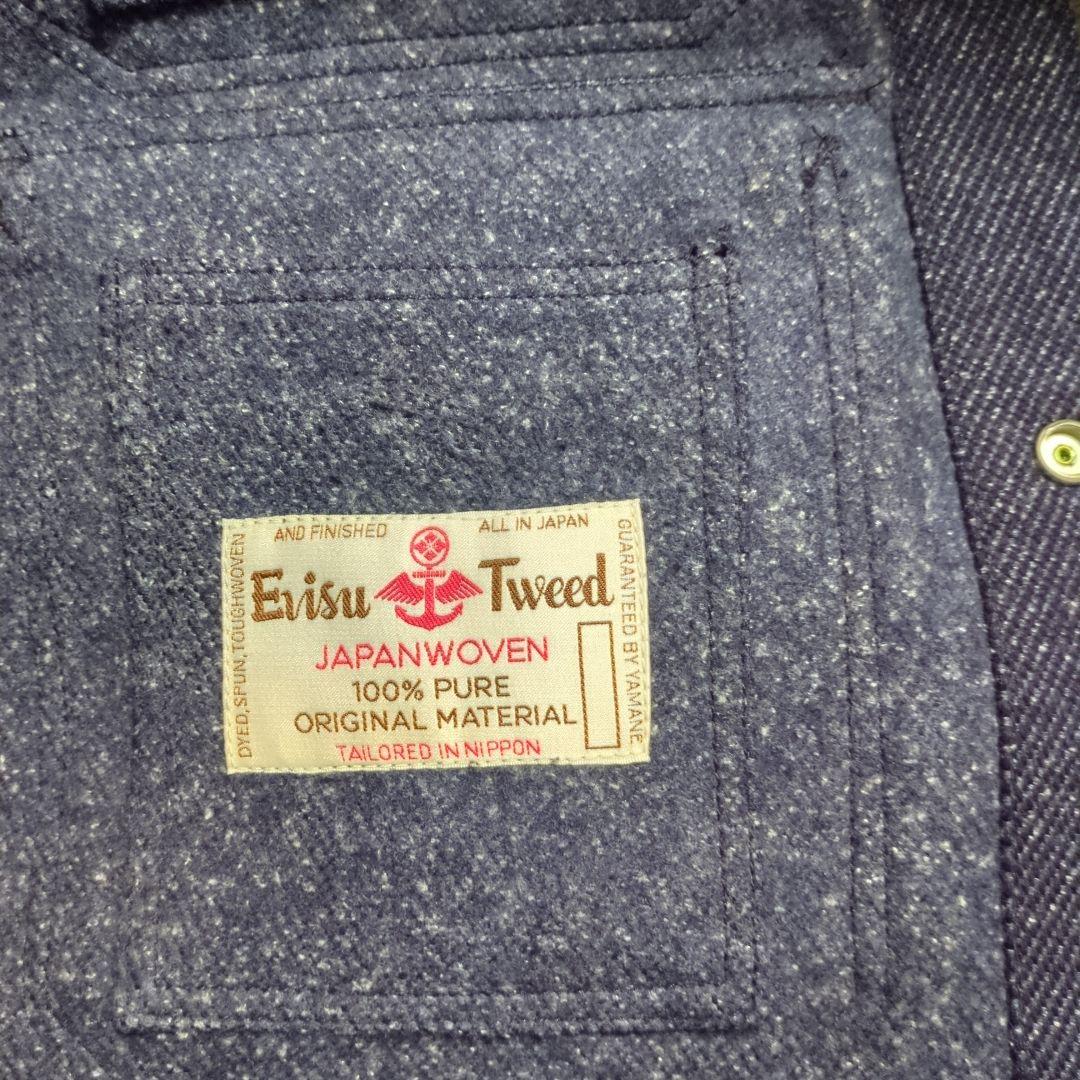 桃*甲様 EVISU　yamane エヴィスツイード ハンティングジャケット