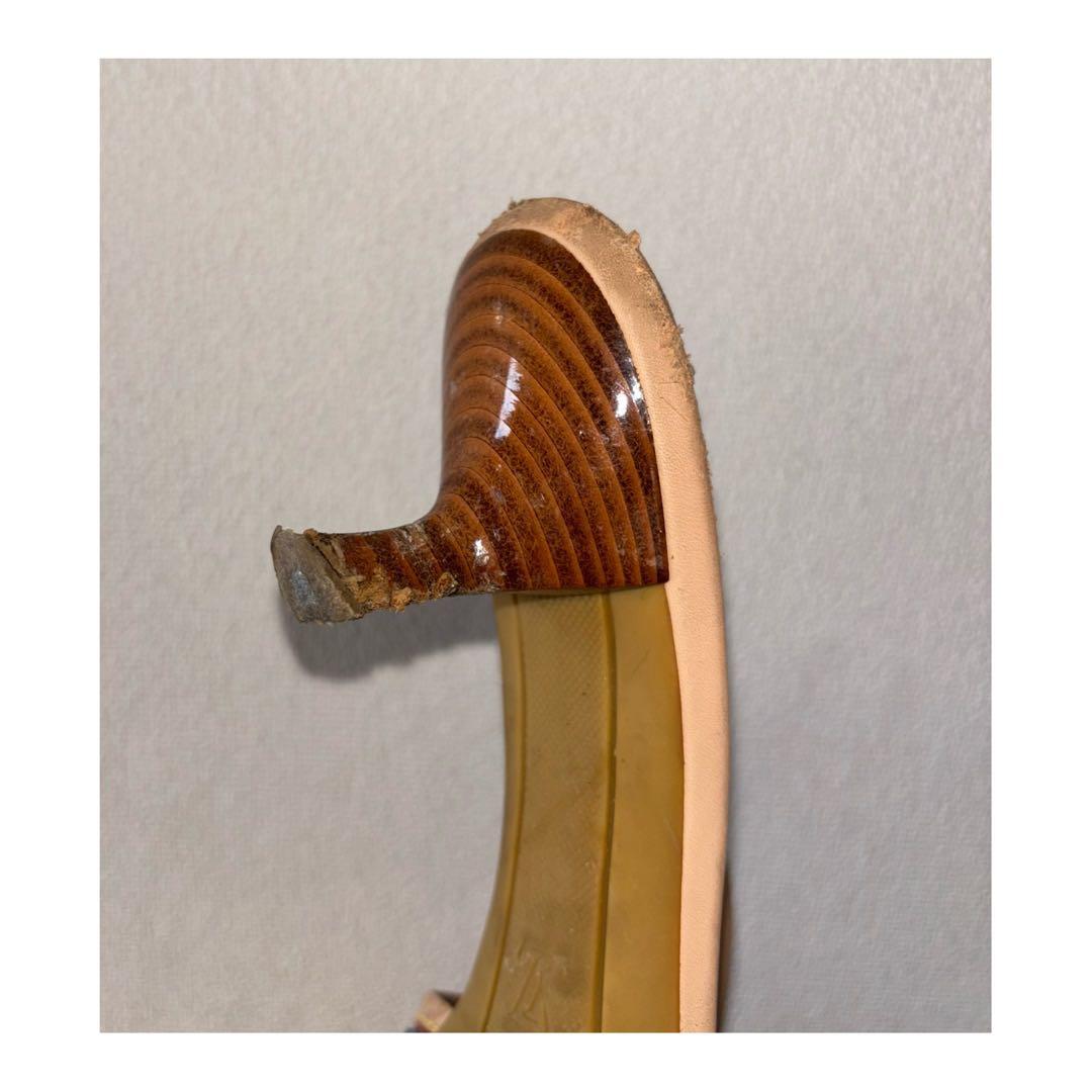 ルイヴィトン　モノグラム　デニム　リボン　ミュール　サンダル (サイズ36)