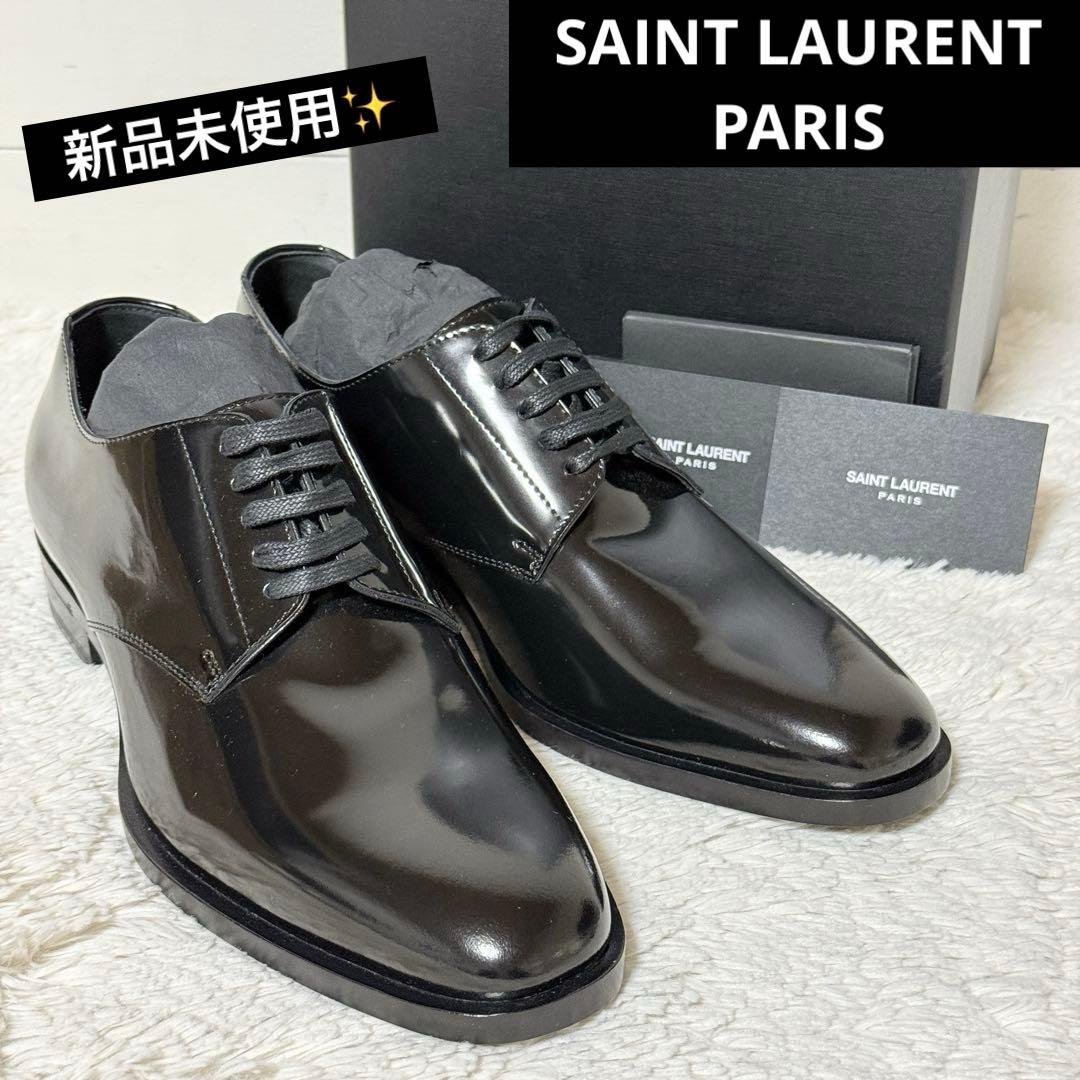 新品✨サンローランパリ　ドレスシューズ　パテントレザー　エディ期　ブラック　40