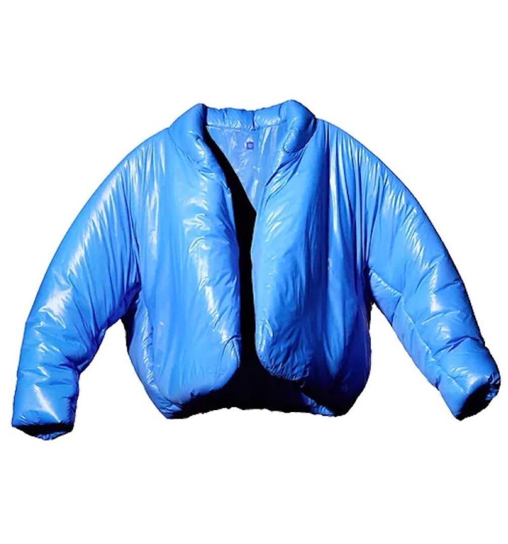ジャケット・アウター yeezy gap round jacket blue M