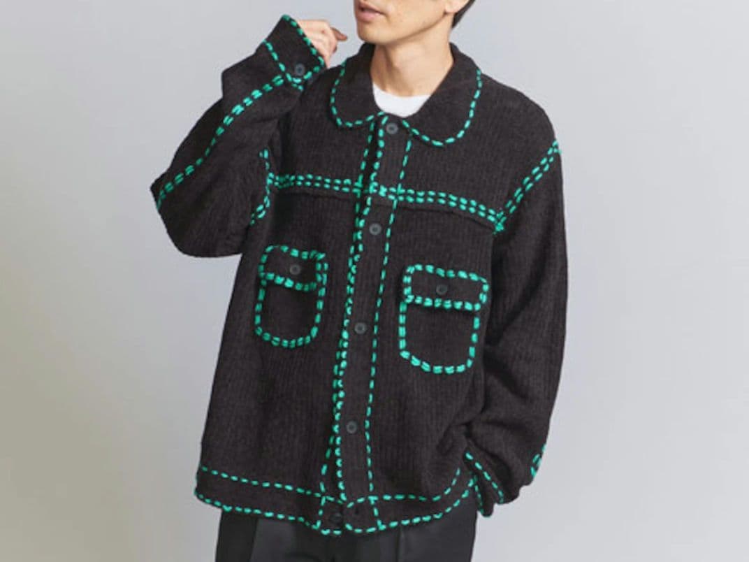 PHINGERIN 別注 フィンガリン Pg1 ニットカーディガン