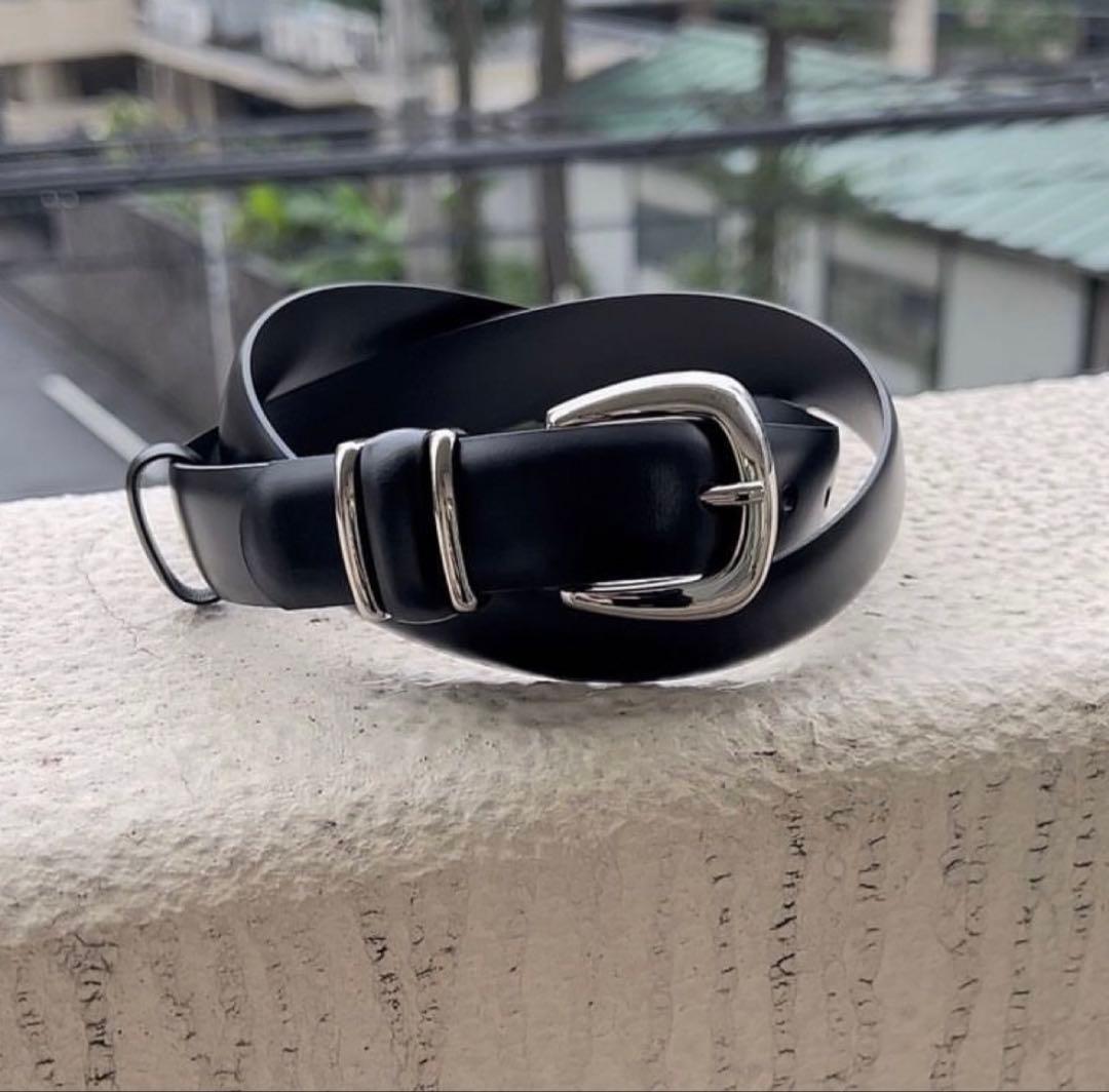 小物 foufou grandmother belt black silver
