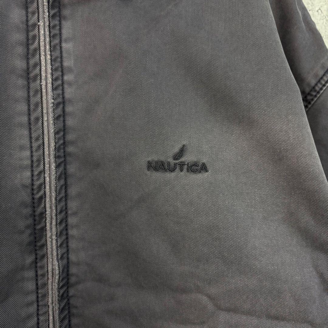 Qaz NAUTICA ガーメント ダイ チノ ジップ ブルゾン ダック