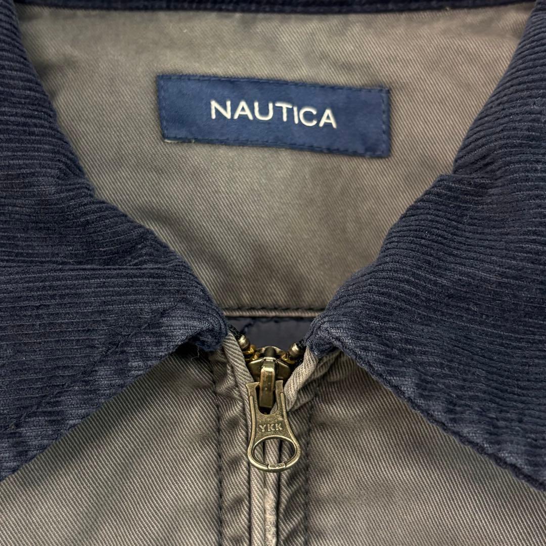 Qaz NAUTICA ガーメント ダイ チノ ジップ ブルゾン ダック