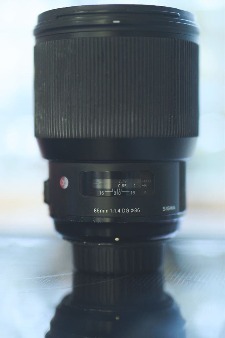 SIGMA 85mm F1.4 DG レンズ　ニコンFマウント