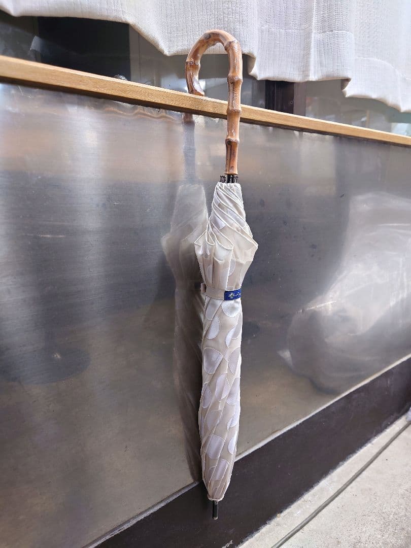 芦屋ロサブラン 日傘 チュールドット 長傘