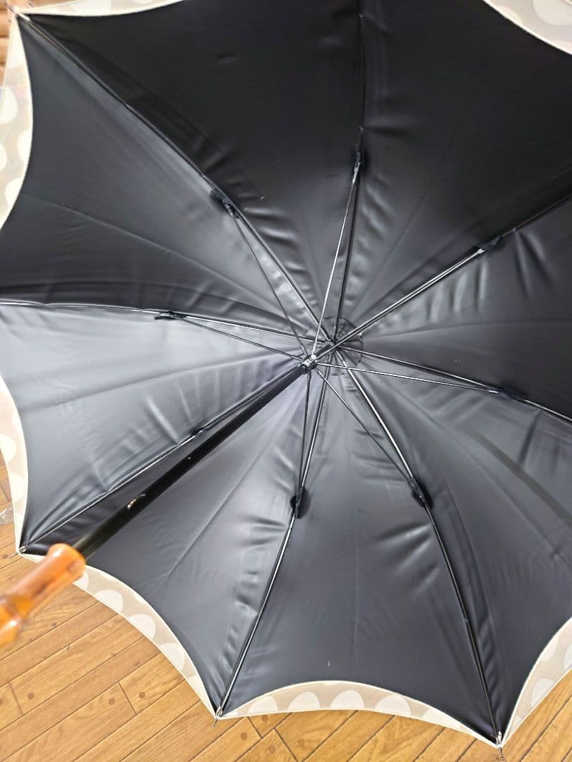 芦屋ロサブラン 日傘 チュールドット 長傘