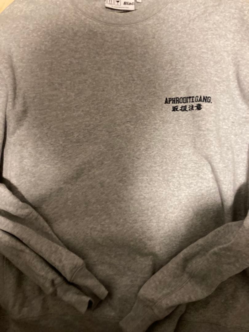 舐達麻　budspool gakkinブラックアイパッチ　スウェットトレーナーL