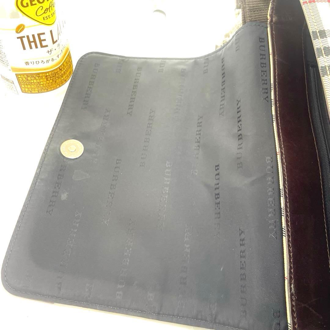 BURBERRY バーバリー ノバチェック 本革　ミニショルダーバッグ