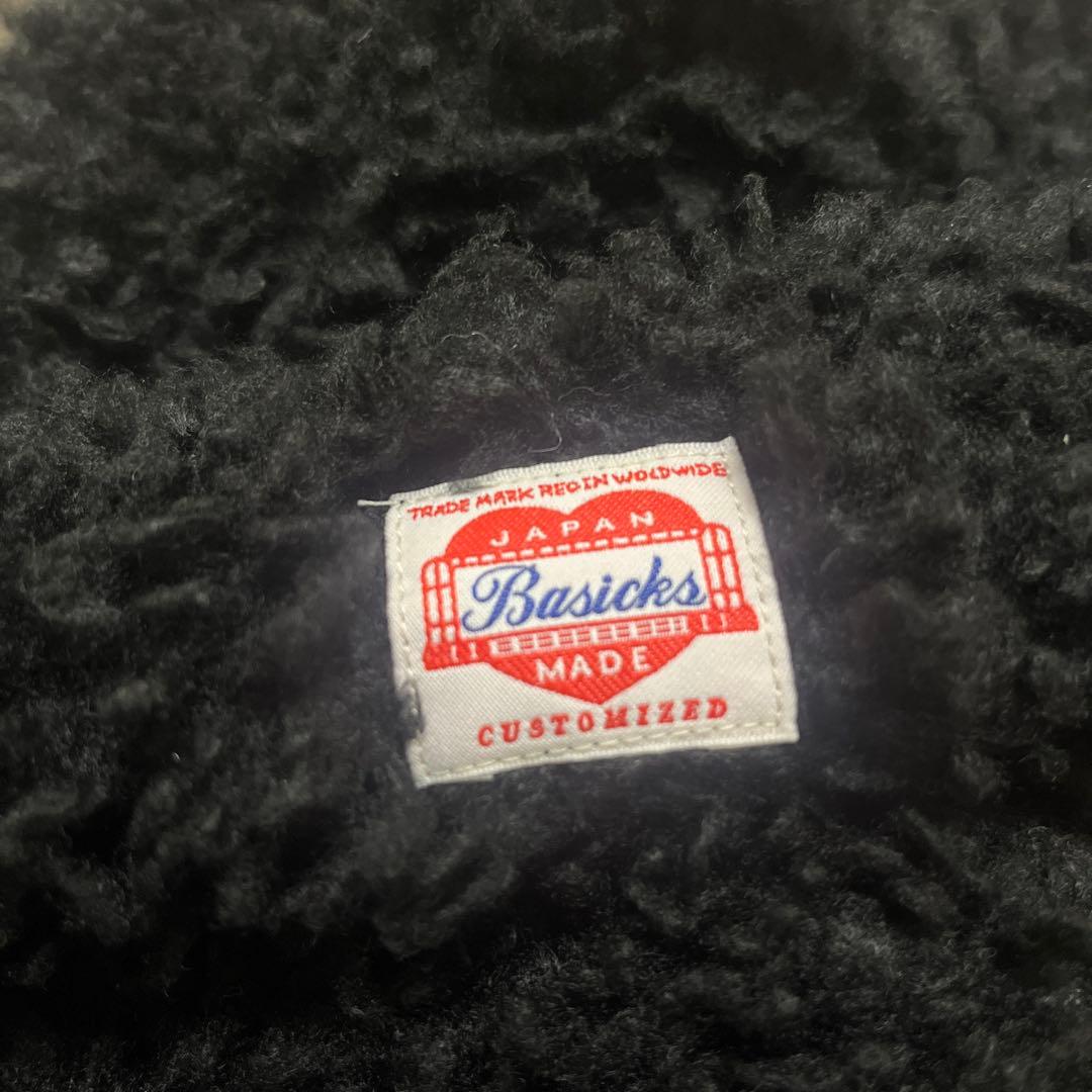 BASICKS クマ耳 ブラック ニット帽 ベアビーニー