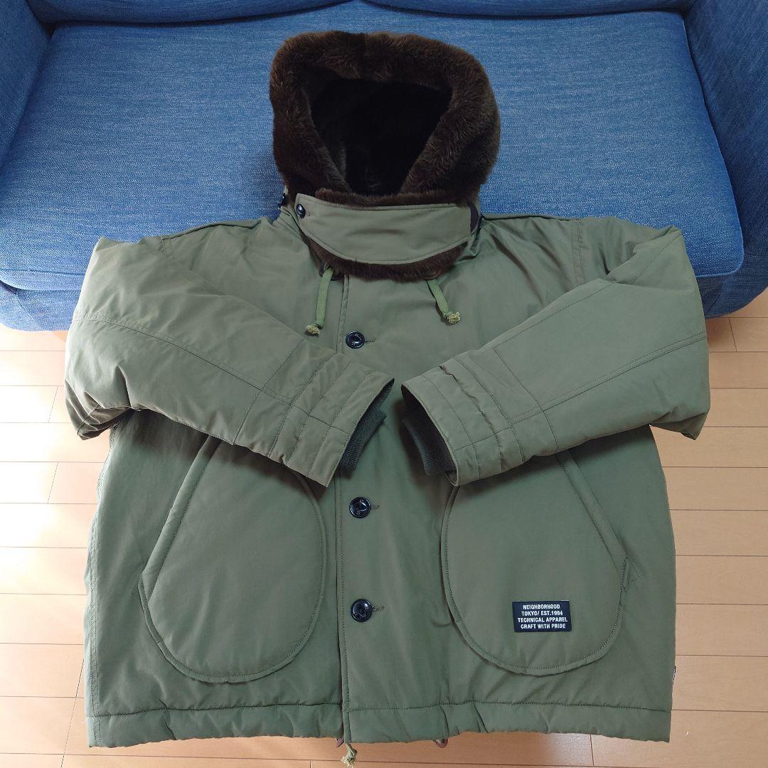 NEIGHBORHOOD ミリタリージャケット M オリーブ