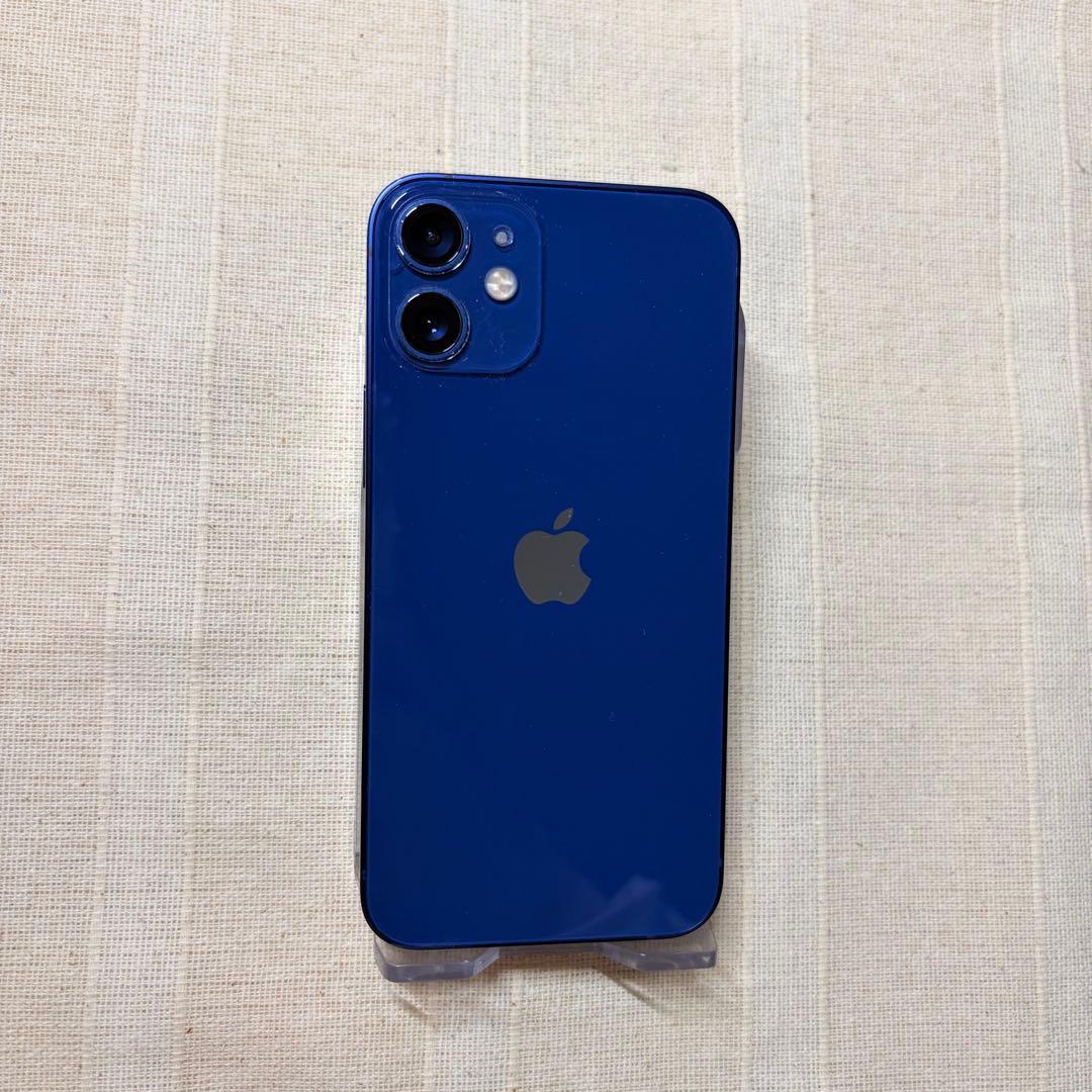 iPhone 12mini 128GB ブルー　SIMフリー 純正ケーブル付き