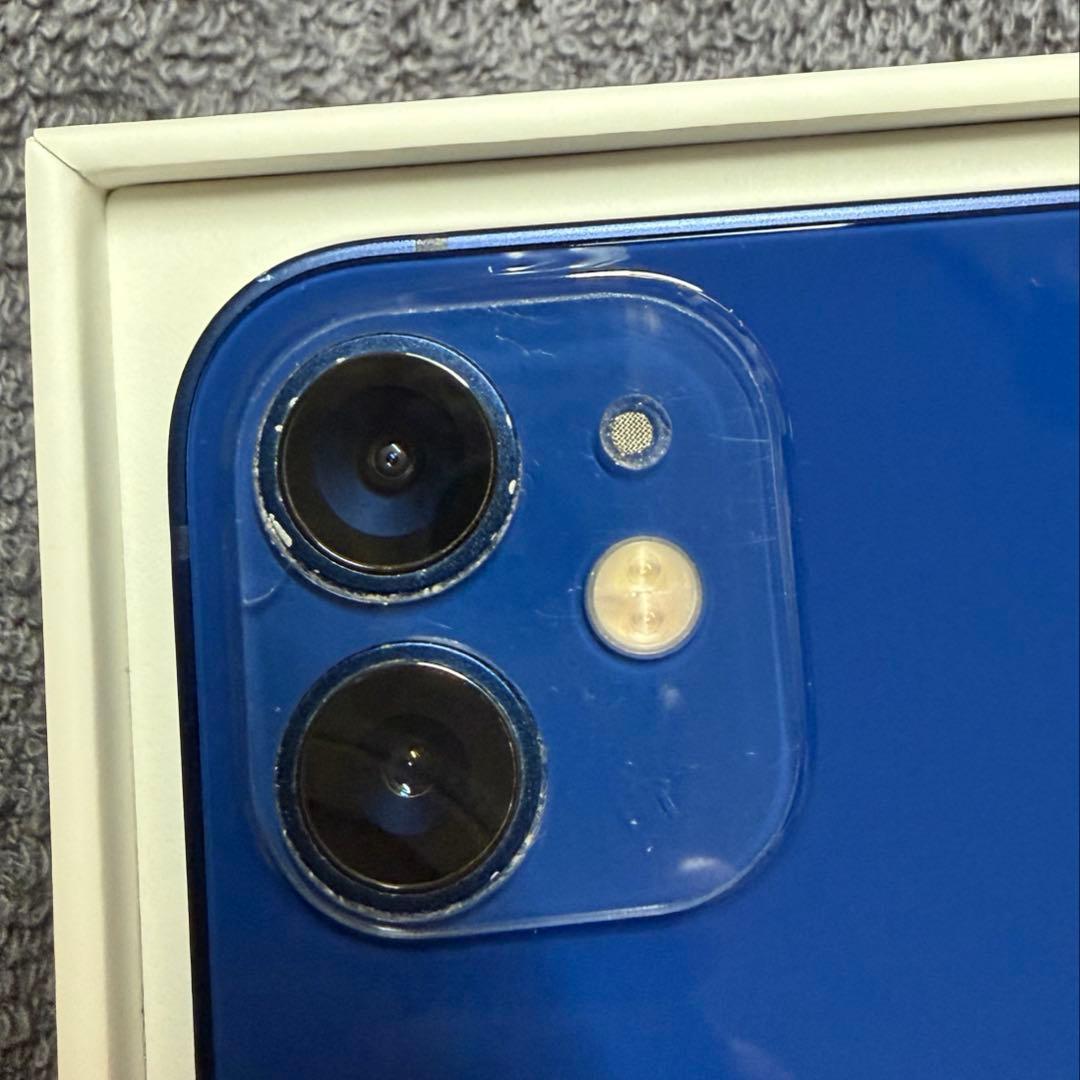 iPhone 12mini 128GB ブルー　SIMフリー 純正ケーブル付き
