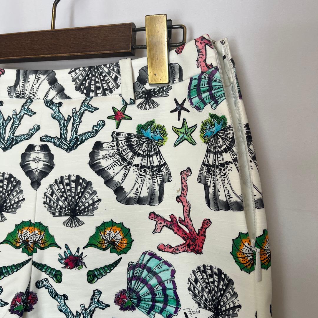 エミリオプッチ シェル 貝殻 総柄 ショート パンツ　38