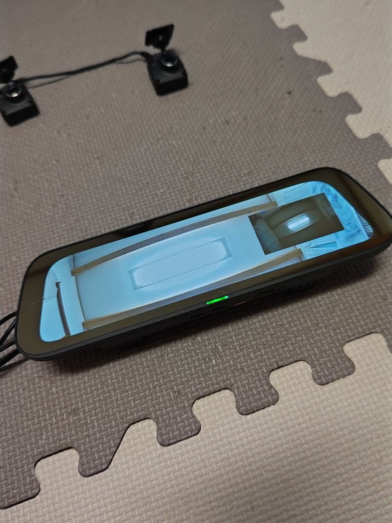 TZ-D203MWミラー型ドライブレコーダー 前後カメラ付き