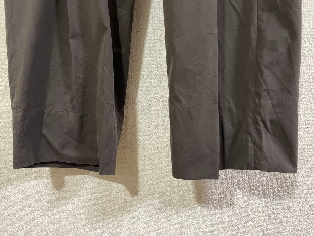 25SS MAATEE&SONS MILITARY SLACKS チャコール1
