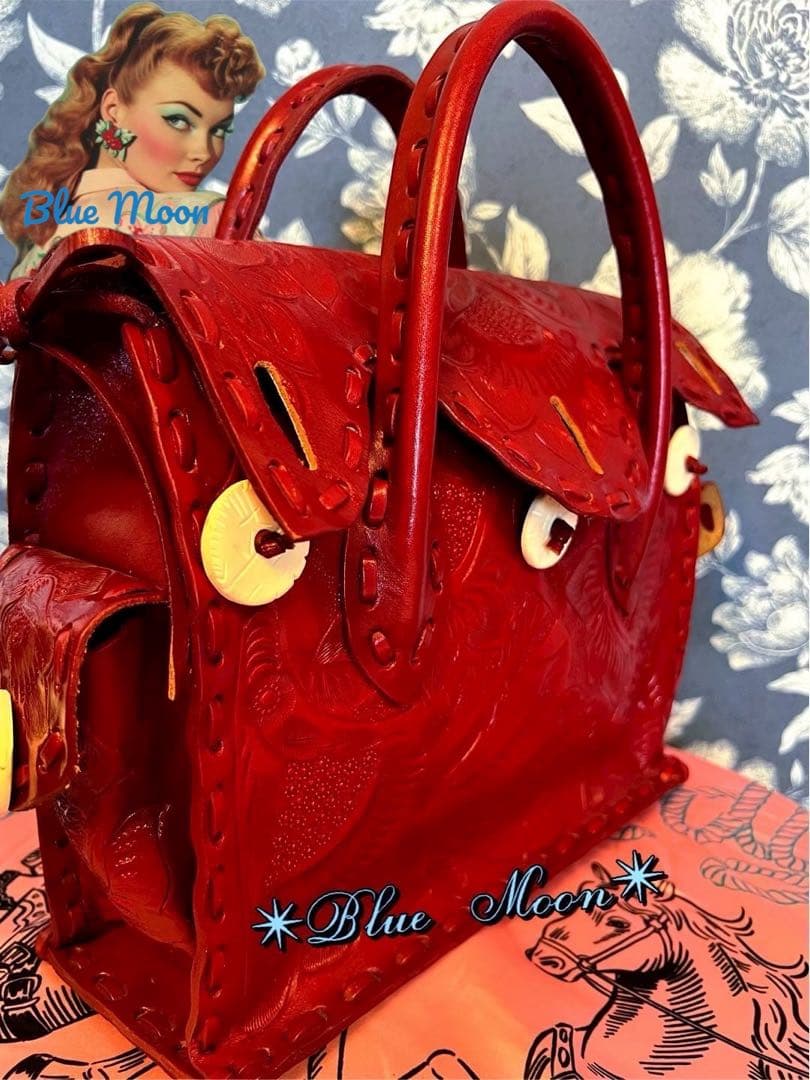 Nao様◆Carving Bag✴︎Red◆カービングバッグ✴︎美品✴︎
