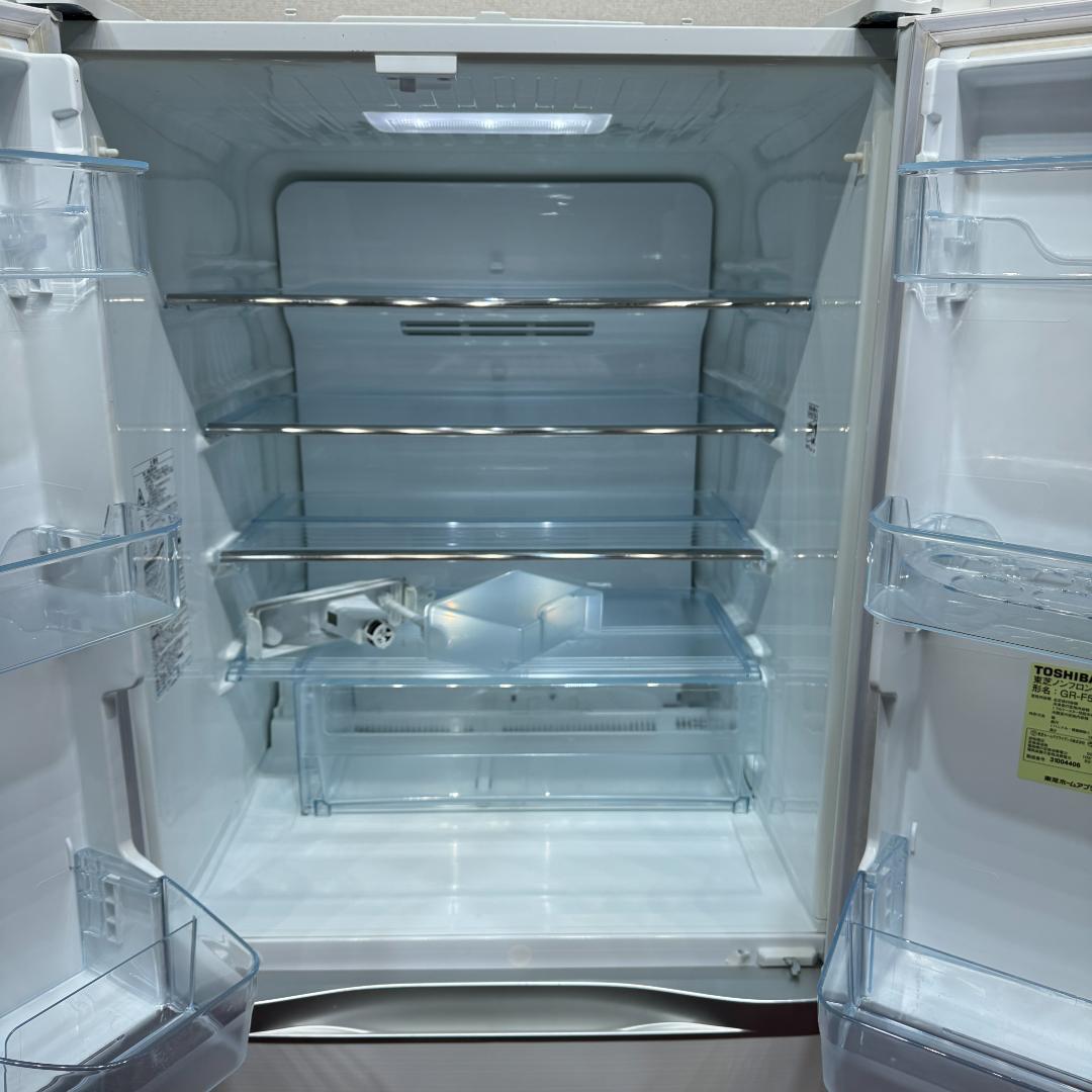 東京23区送料無料　美品東芝６ドア冷蔵庫510L　製氷機有　2013年製