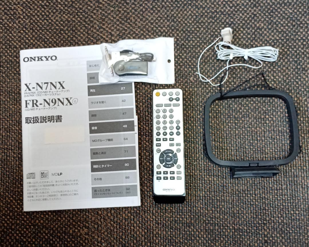 ONKYO オンキョー FR-N9NX CD/MD/USB コンポ 動作良好