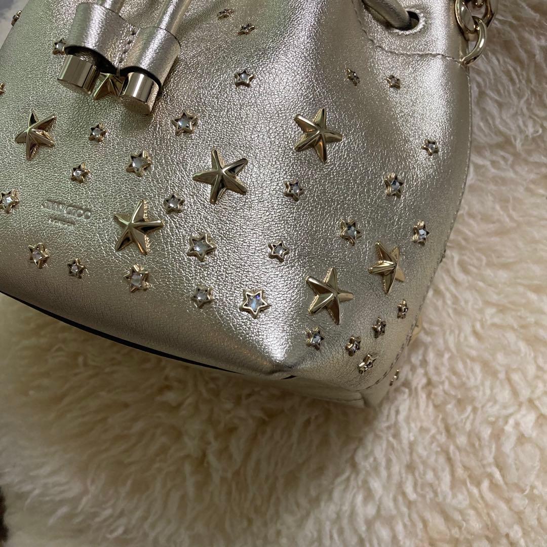 ゲリラセール美品✨JIMMY CHOO ジミーチュウ ボンボン ショルダーバッグ