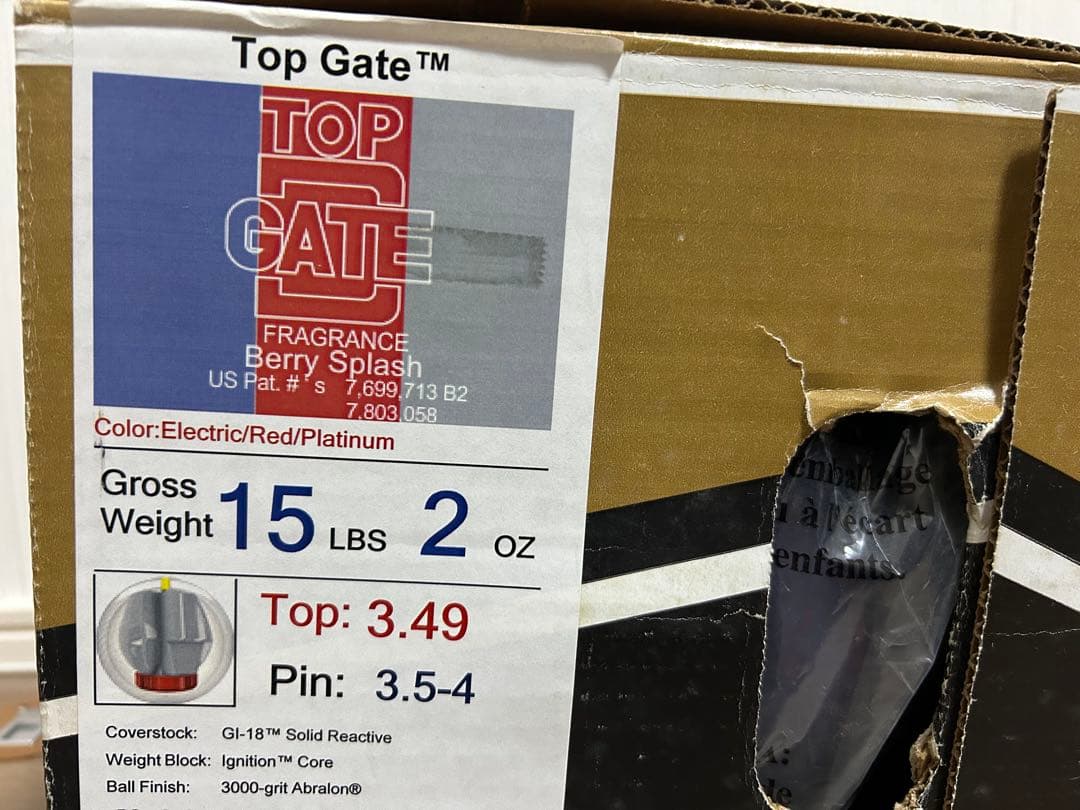 送料込み【新品】トップ・ゲート　ストーム　15ポンド2オンス 1