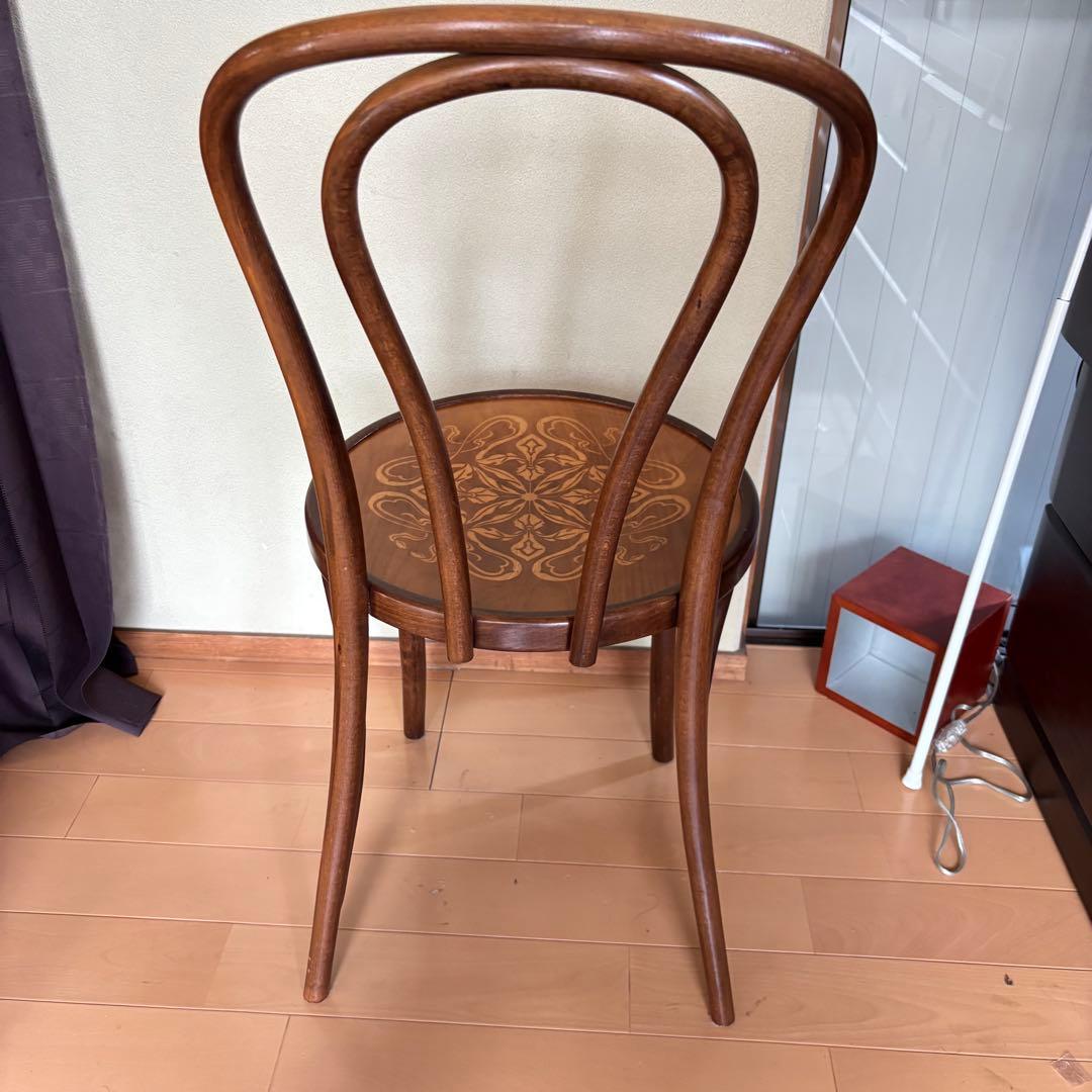 マチャ　　　　　ダイニングチェア　曲げ木 アンティーク風ウィンザーチ軽量①