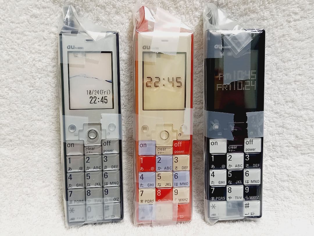 初代INFOBAR ３色モックアップ セット未使用品