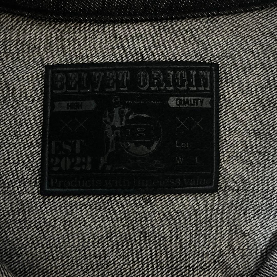 t*y様 BELVET デニムジャケット ブラック L