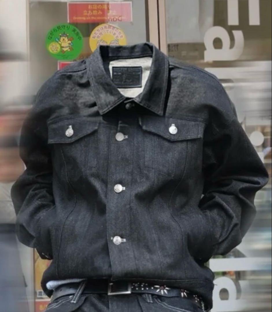t*y様 BELVET デニムジャケット ブラック L