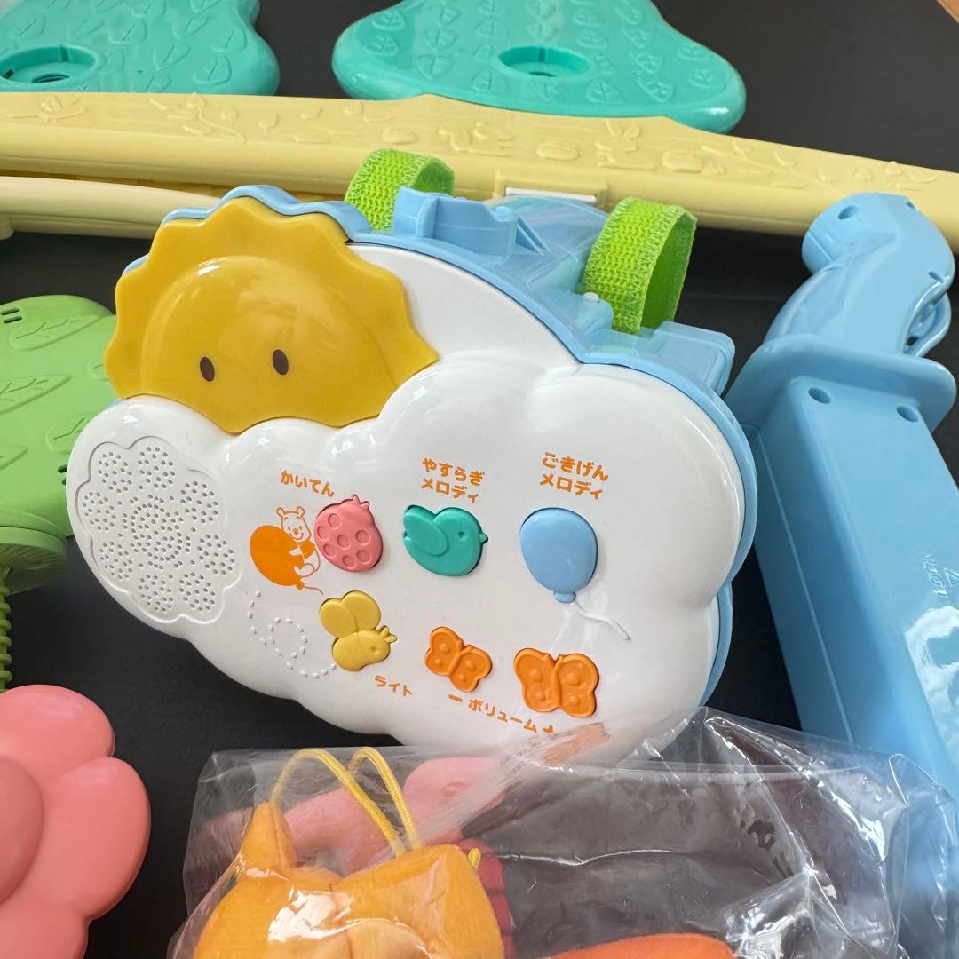 【極美品】くまのプーさん　えらべる回転 6WAYジムにへんしんメリー　プーメリー