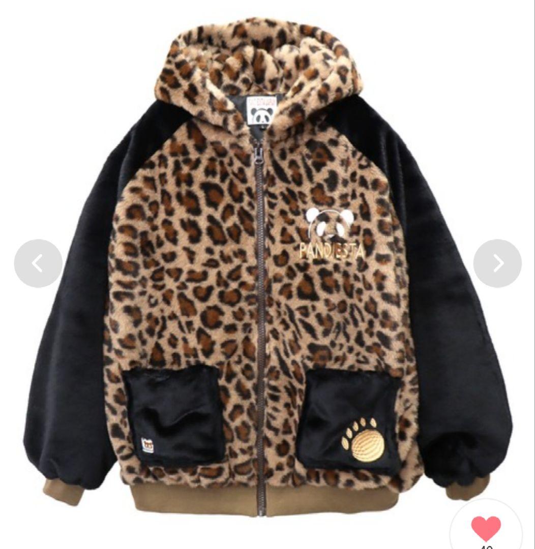 新品タグ付未使用✨️パンディエスタ ラグラン切替 フェイクファーパーカーLサイズ