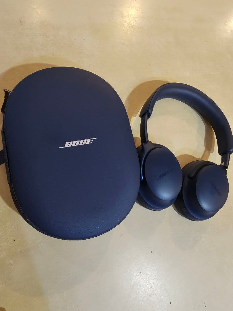 Bose ワイヤレスヘッドホン ダークブルー ケース付き