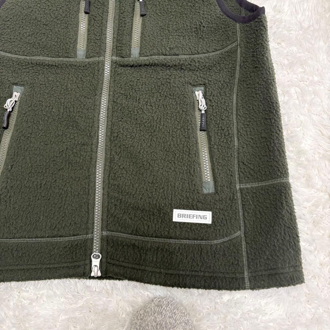 新品タグ付き ブリーフィング 2024年モデル ダブルジップ ボアベスト